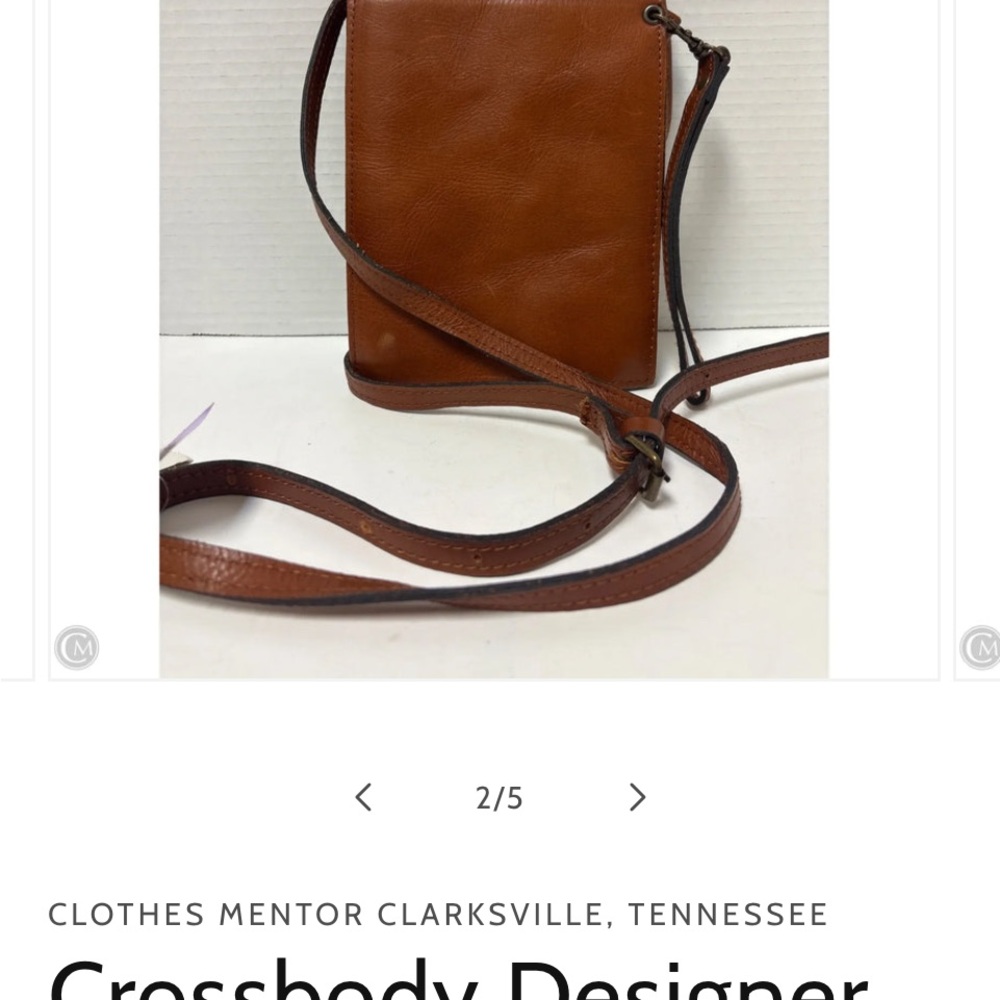 Patricia Nash Brown Crossbody Bag - Picture 2 of 9